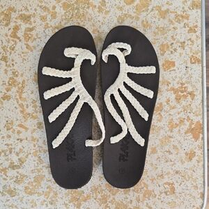 Stylish Black and White Women's Sandals